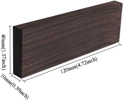 Ebony Wood Blanks 2 pcs High Gloss Fade-Resistant for DIY Musical Instrument Making - Image 7