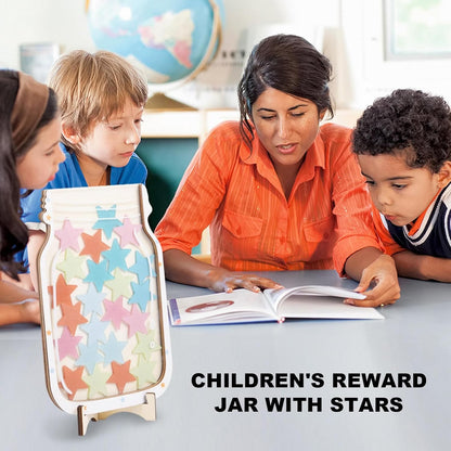 Star Reward Jar and Dinosaur Reward Board with Positive Behavior Chart for Classroom Management - Image 2