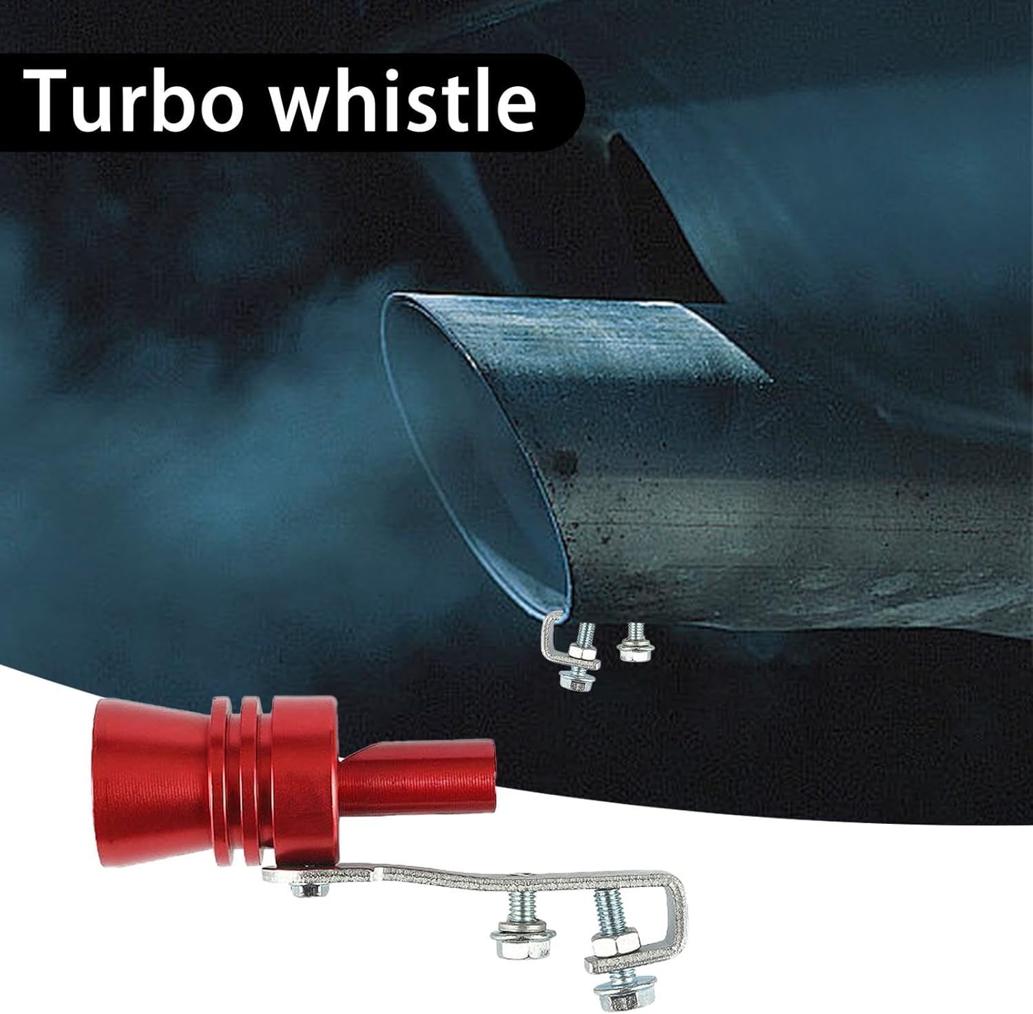 Lightweight Turbo Exhaust Whistle for Car Exhaust Pipe Sound Amplifier XL - Image 2