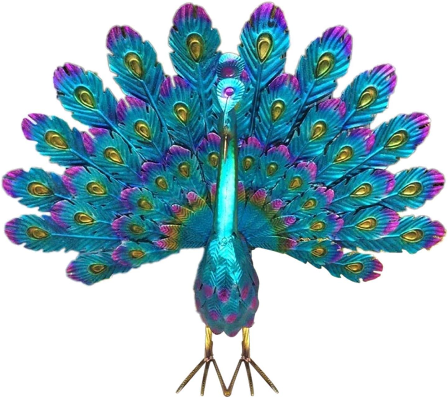 Metal Peacock Garden Decoration Weatherproof Outdoor Figurine - Image 2