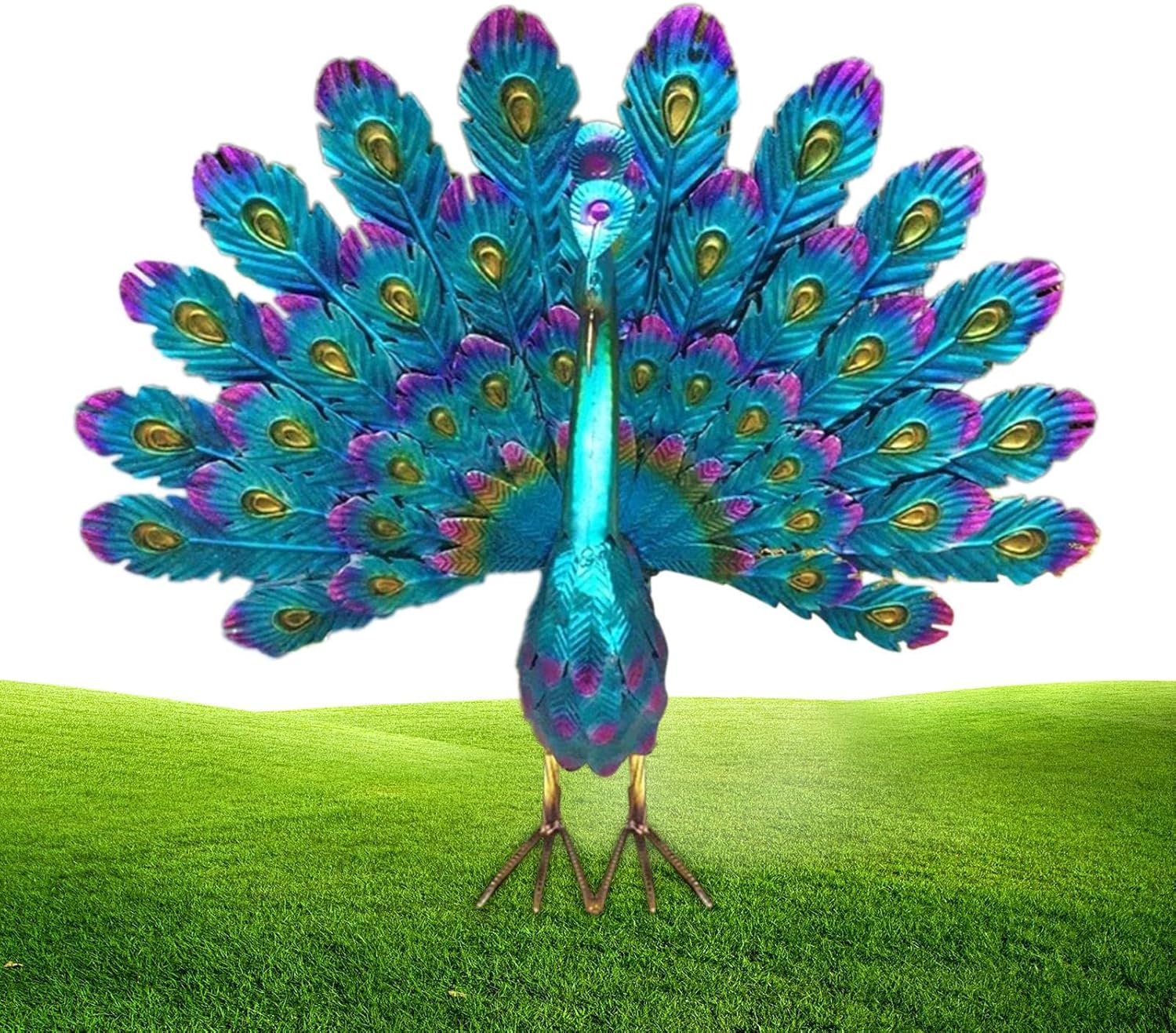 Metal Peacock Garden Decoration Weatherproof Outdoor Figurine - Image 6