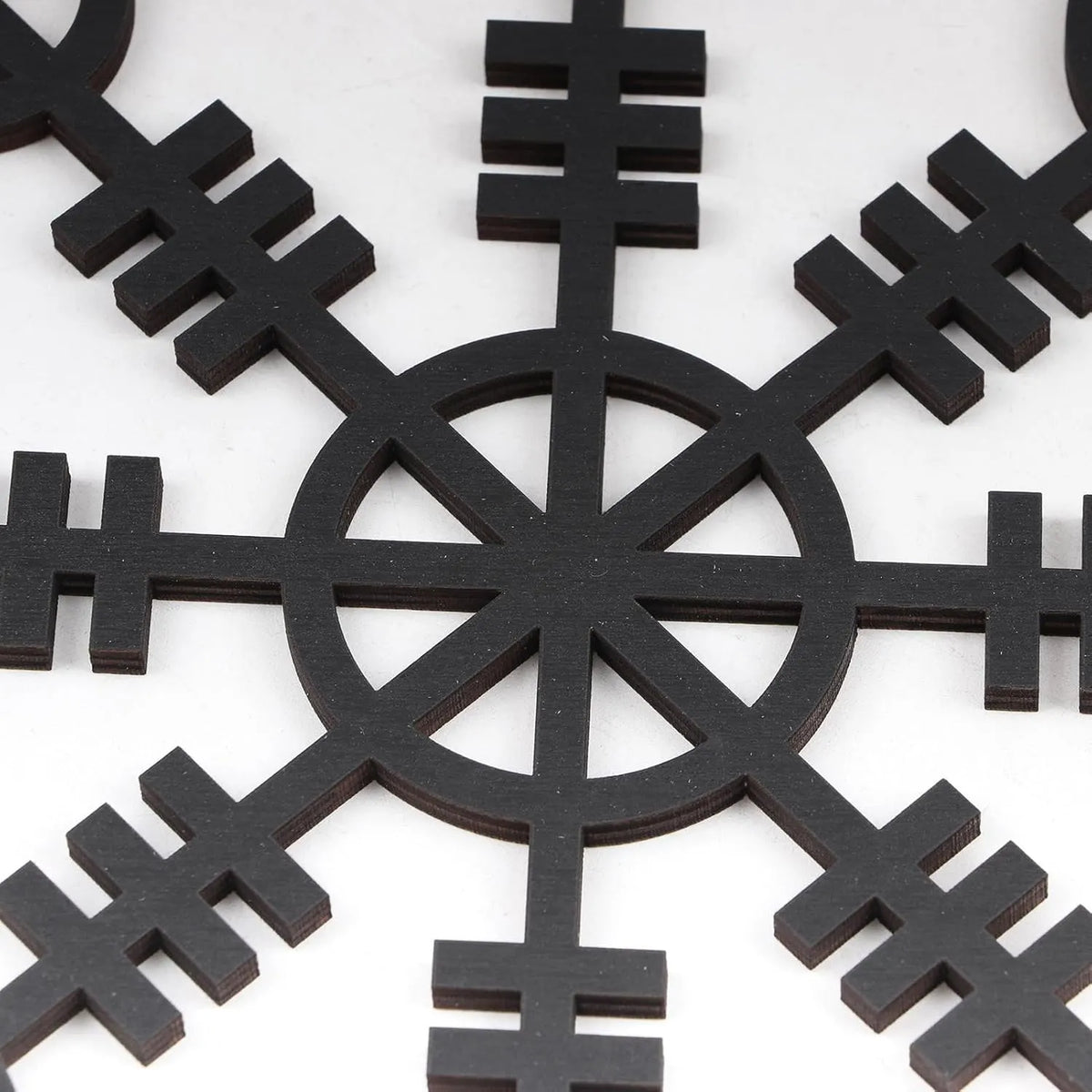 Metallic Viking Wall Art Nordic Compass Decor for Bedroom Living Room - Image 3