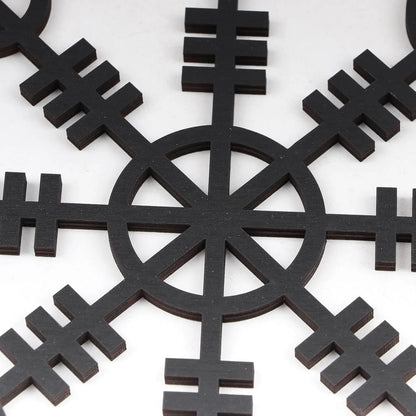 Metallic Viking Wall Art Nordic Compass Decor for Bedroom Living Room - Image 3