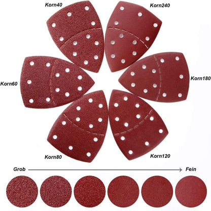 Sandpaper, Sandpaper for Bosch PSM 100A, PSM 160, PSM 200 AES, PSM 18, PDA 180, PSM 160 A/PSM 80/PRIO, 105 mm x 152 mm, 60-pack（40、60、80、100、120、180） - Image 3