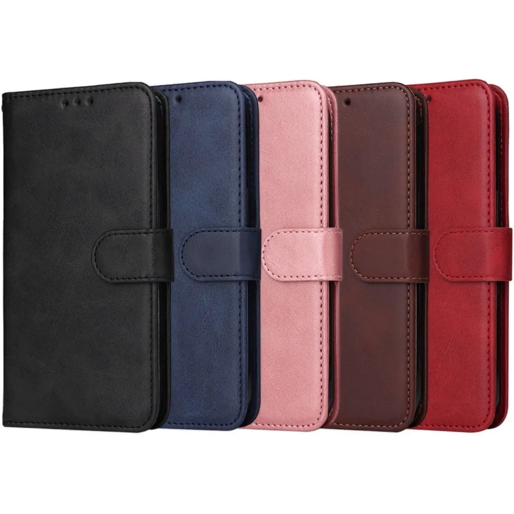 Compatible with Samsung A56 5G Wallet Case Red PU Leather Samsung