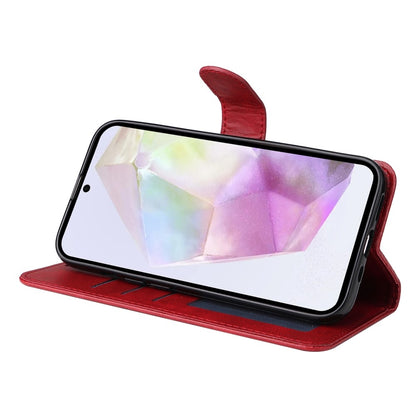 Compatible with Samsung A56 5G Wallet Case Red PU Leather Samsung - Image 4