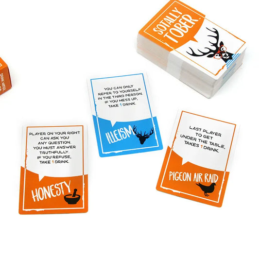 Sotally Tober Drinking Game Full English Adult Drinking Game Card Game - Image 4