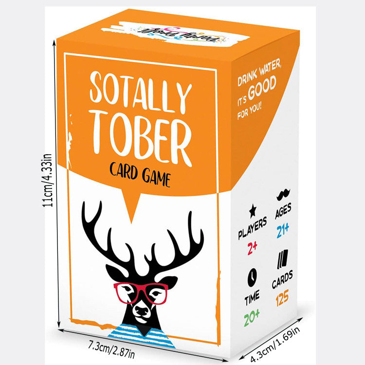 Sotally Tober Drinking Game Full English Adult Drinking Game Card Game - Image 5