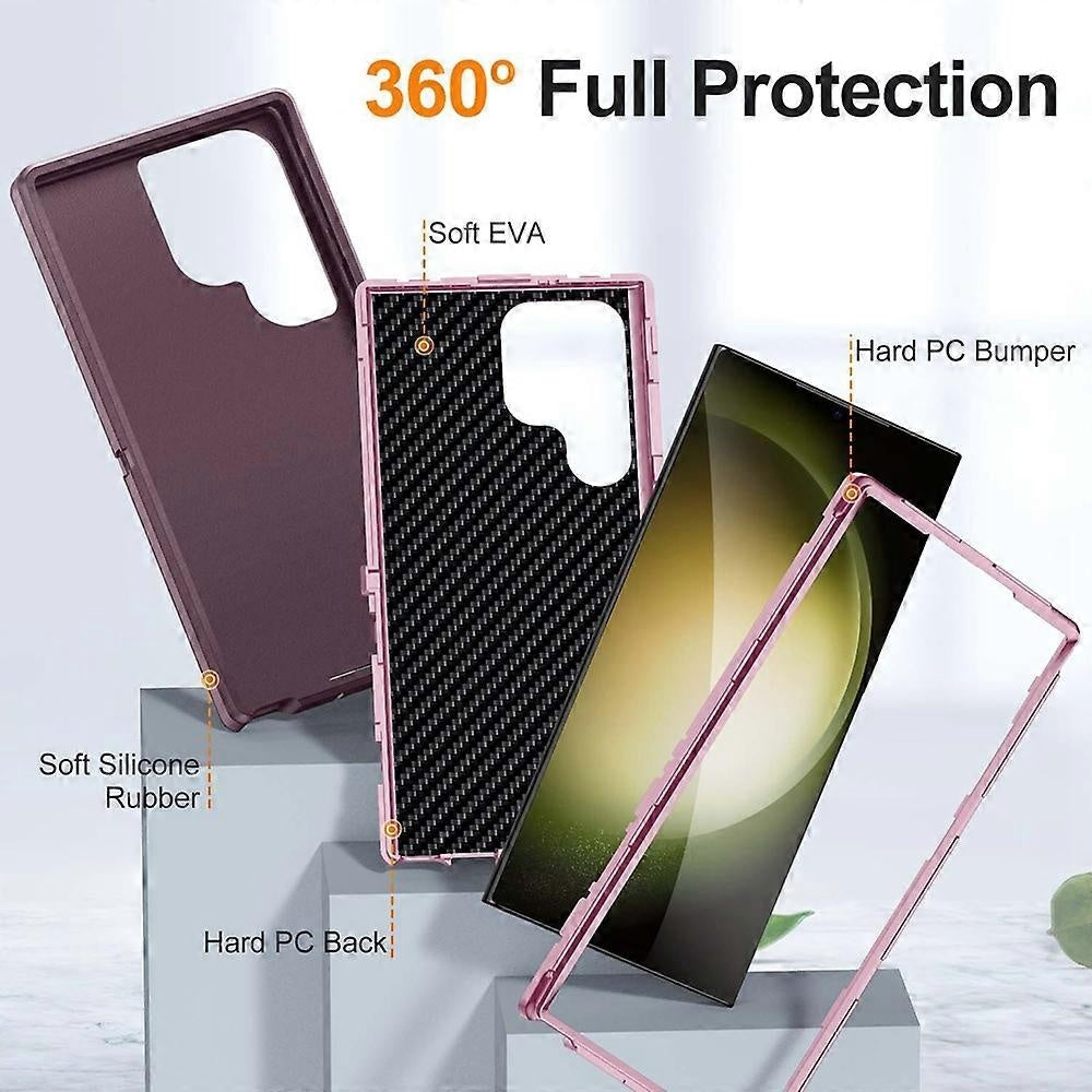 Lifetime Waterproof Durable Phone Case Compatible withSamsung Galaxy S24 Ultra 5G - Image 4