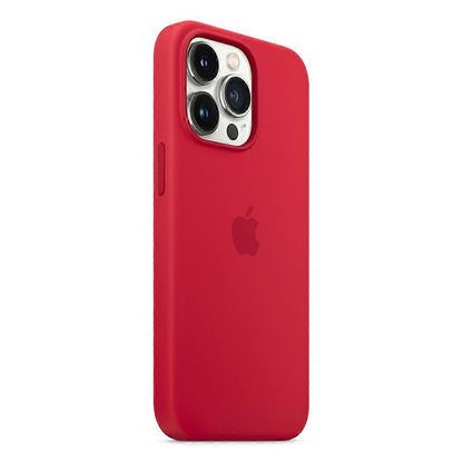 iPhone 14 Pro MagSafe Compatible Liquid Silicone Phone Case with Popover Grip, Perfect Red, MGF Red - Image 2