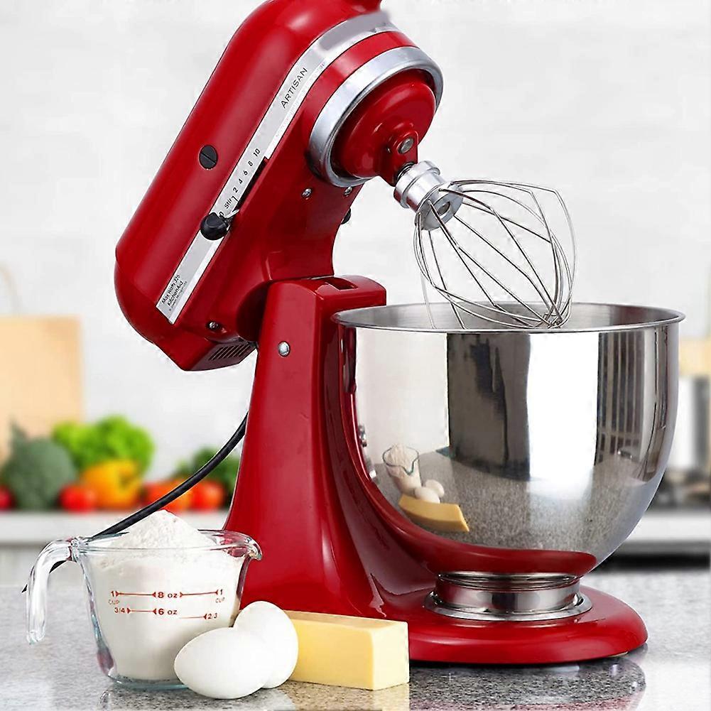 KitchenAid Mixer Bowl Stainless Steel Compatible with KitchenAid 4.5-5 Quart Tilt Head Stand Mixer Silver - Image 2