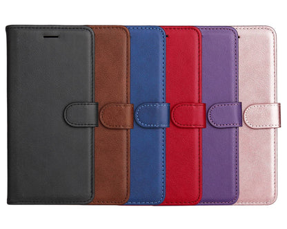 Xiaomi Redmi A5 4G Leather Wallet Case with Card Slots, PU Leather Cover, MGF Black Color, Compatible with Xiaomi
