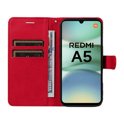 SKALO Xiaomi Redmi A5 4G PU Leather Wallet Case Compatible with Xiaomi Redmi A5 - Image 3