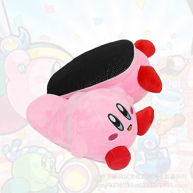 Snorlax Plush Slippers Warm Cotton Home Shoes Compatible with Snorlax and Kirby - Image 5