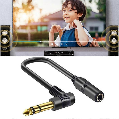 6.35mm Male to Female Stereo Cable for Guitar Amplifier Compatible with TRS 1/4 Inch 2m - Image 5