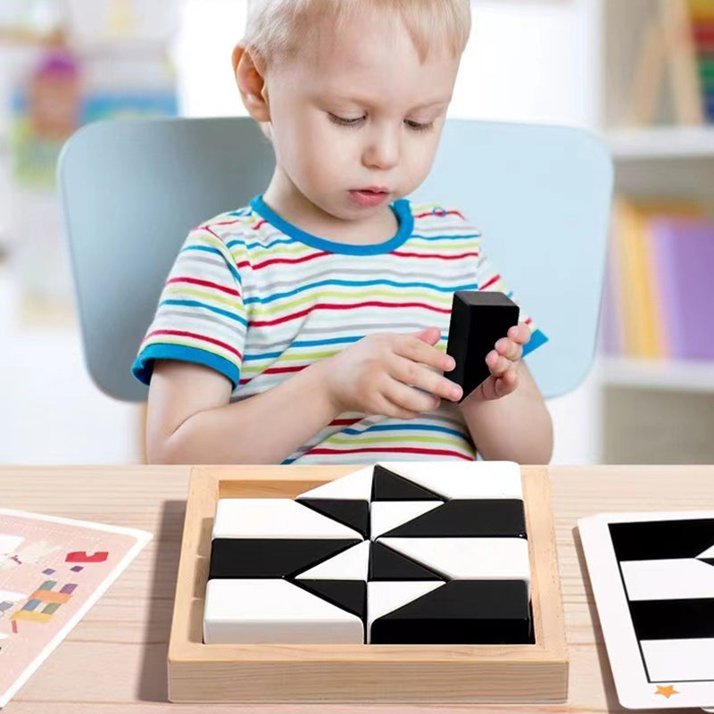 Hidden Block Puzzle Puzzle Toys Wooden Puzzle C - Image 6
