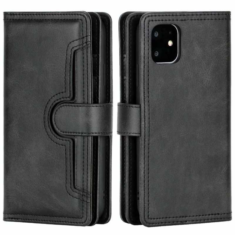 Compatible with iPhone 11 Wallet Case 10 Grid V3 Rose Gold 150 - Image 2