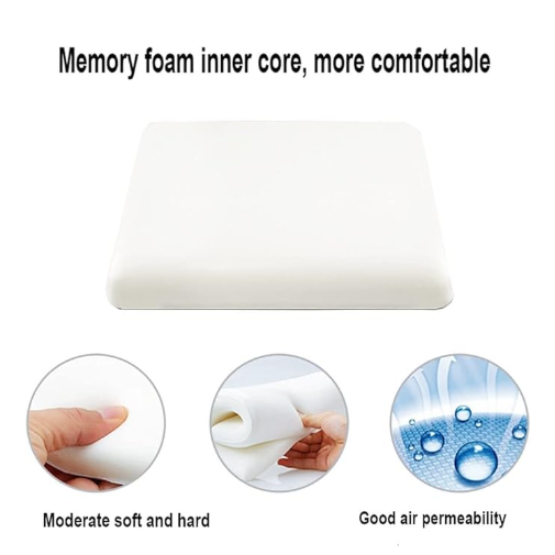 Square bar stool cushion with ties, breathable and non-slip square chair pad, 28*28*3.5 cm memory foam children's stool cushion (Dinosaur) - Image 5