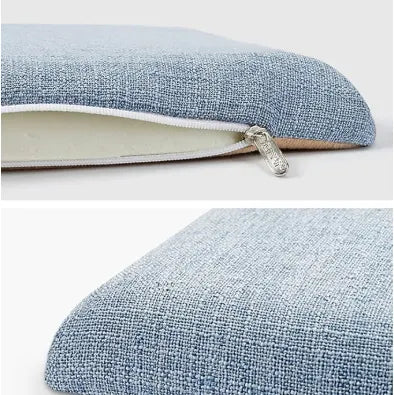 Square bar stool cushion with fastening straps, breathable and non-slip square chair pad, 28*28*3.5 cm memory foam children's stool cushion (Goose design) - Image 3