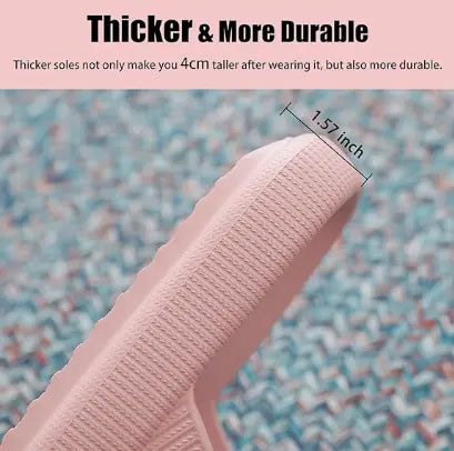 Cloud Slippers for Women and Men, Pillow House Slippers Shower Shoes Indoor Slides Bathroom Sandals, Ultimate Comfort, Lightweight, Thick Sole, Non-Slip, Easy to Clean pink （36-37） - Image 4