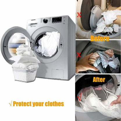 Laundry Bags, Laundry Net Laundry Bags To Protect Machine Washable Clothes - 2 pcs Set - White - Image 4