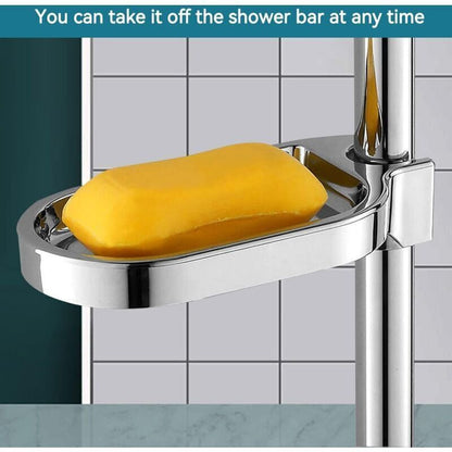 Shower Shelf No Drilling, Soap Holder For Shower Bar For Bathroom（Installation Hole Diameter 25Mm） - Image 2