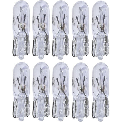 10 pcs T5 12V 1.2W DAshboard Light Bulbs