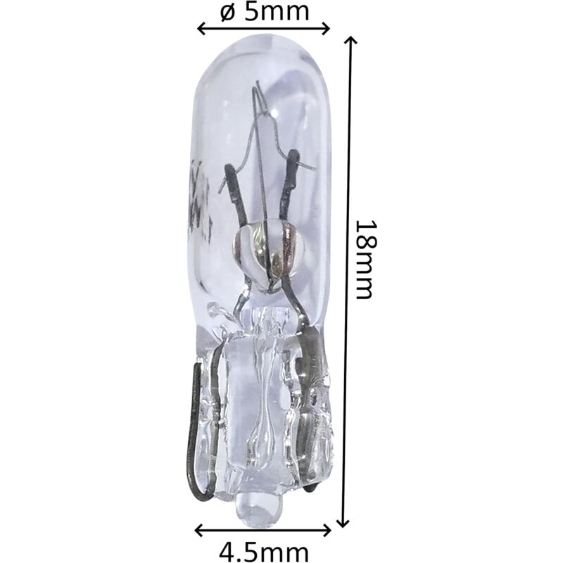 10 pcs T5 12V 1.2W DAshboard Light Bulbs - Image 2