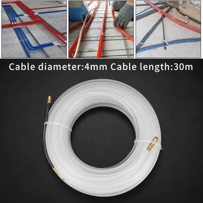 Electrical Wire Puller Nylon Needle With Flexible Guide Head, Pulling Eyelet Cable Pulling Aid, Empty Conduits Ø4 Mm, - Image 3