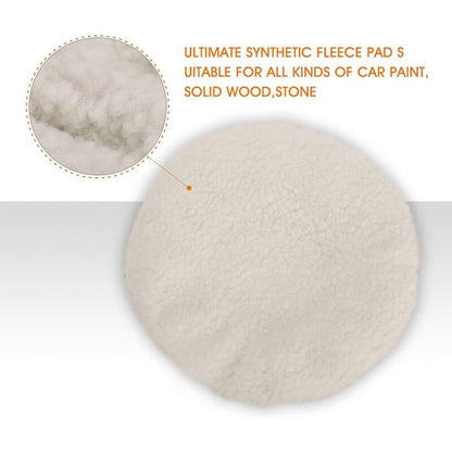 Polishing Bonnet, 5 Pieces (230-250Mm) Polishing Bonnets Electric Bonnets For Car Wool Bonnet Waxing Pads For Most Car - Image 3