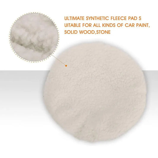 Polishing Bonnet, 5 Pieces (230-250Mm) Polishing Bonnets Electric Bonnets For Car Wool Bonnet Waxing Pads For Most Car - Image 3