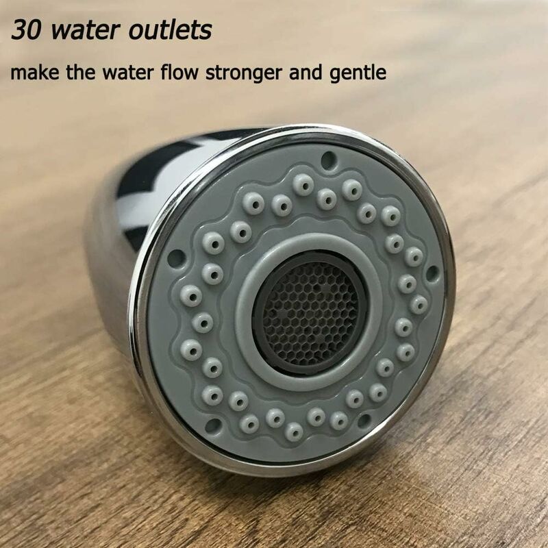 Kitchen Faucet Sprayer 2 Jets Replacement Faucet Head Sprayer For Faucet Replacement Sprayer For Kitchen Mixer, Chrome, - Image 4