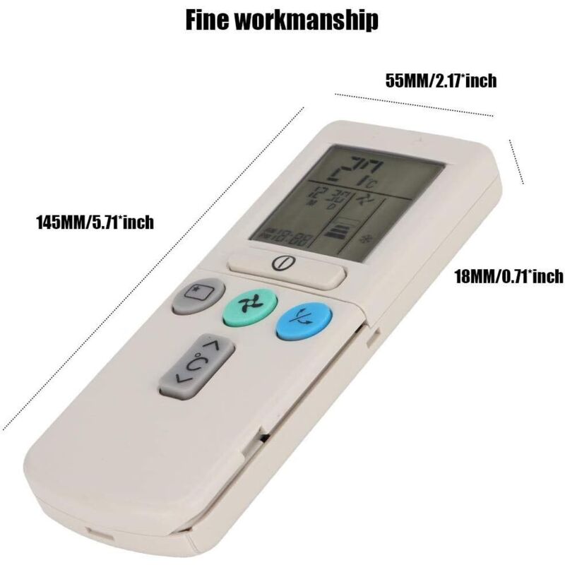 Universal Replacement Remote Control For Hitachi Rar-2A1 Rar-52P1 Rar-2Sp1 Rar-3U4 Rar-2P2 Rar-3U3 Rar-52P2 Rar-2P1 Air - Image 3