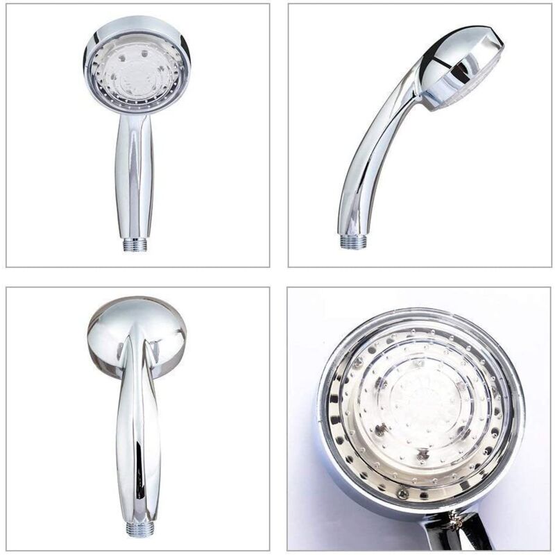 Intetech 7 Color LED Shower Head, Multicolor, Universal Fit - Image 4