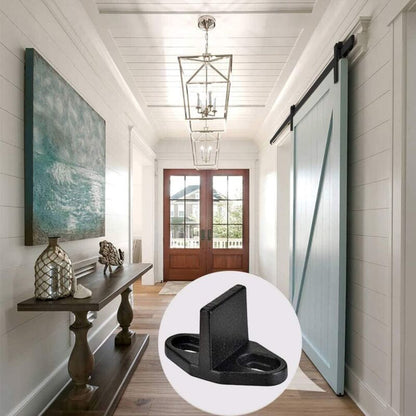 4 Pieces Sliding Door Guide, Pocket Door Guide, Sliding Door Floor Guide, Sliding Barn Door Bottom For Cabinet Door, - Image 3