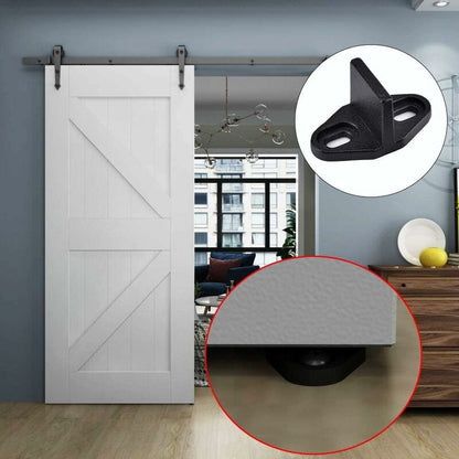 4 Pieces Sliding Door Guide, Pocket Door Guide, Sliding Door Floor Guide, Sliding Barn Door Bottom For Cabinet Door, - Image 4