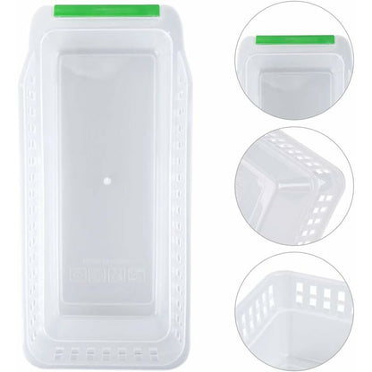Fridge Organizer, Refrigerator Organizer, Stackable Fridge Basket, Plastic Storage Basket For Home Kitchen Collection - Image 3