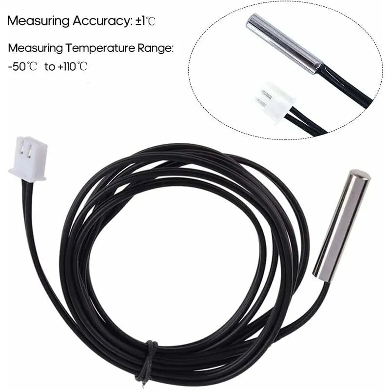 Temperature Sensor 1M High Precision Ntc 10K / B3435 Water Resistant Thermistor Cable Temperature Probe - Image 2