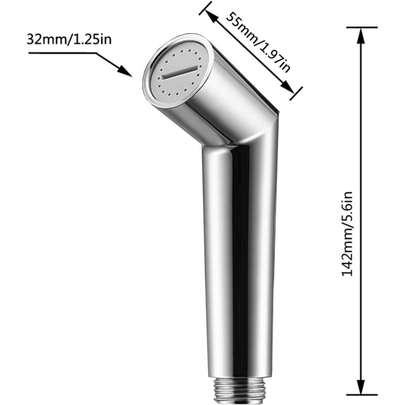 1 Piece Handheld Bidet Sprayer, Adjustable Pressure Sprayer, Toilet Shower Handheld Sprayer, Bidet Toilet Sprayer, For - Image 2
