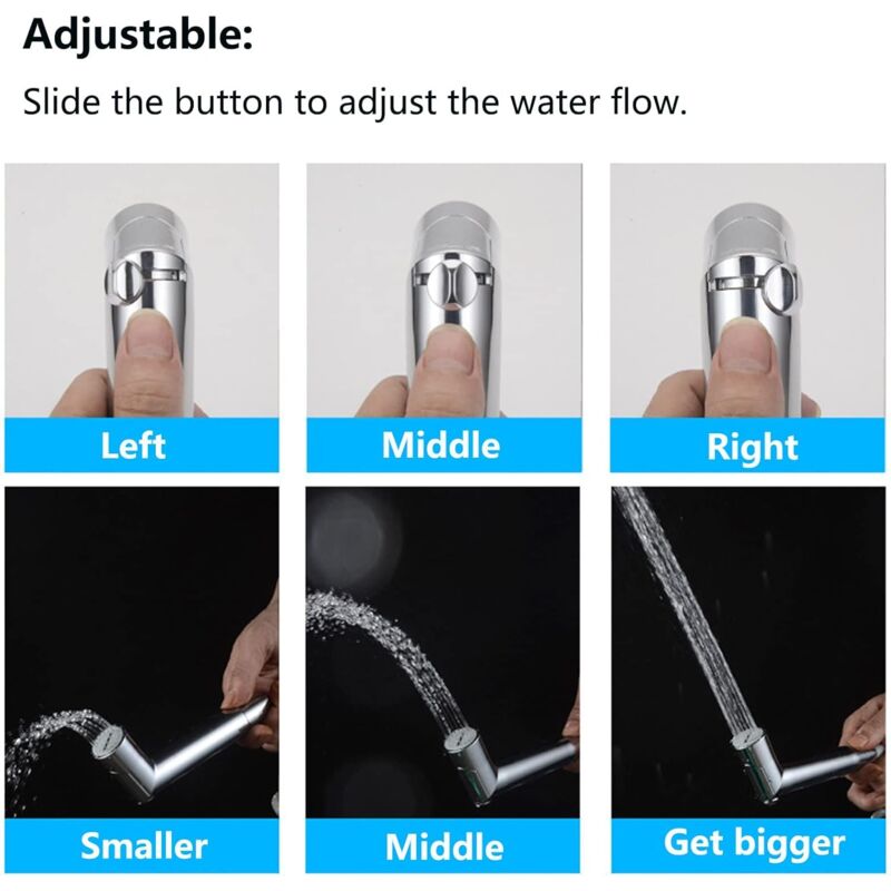 1 Piece Handheld Bidet Sprayer, Adjustable Pressure Sprayer, Toilet Shower Handheld Sprayer, Bidet Toilet Sprayer, For - Image 4
