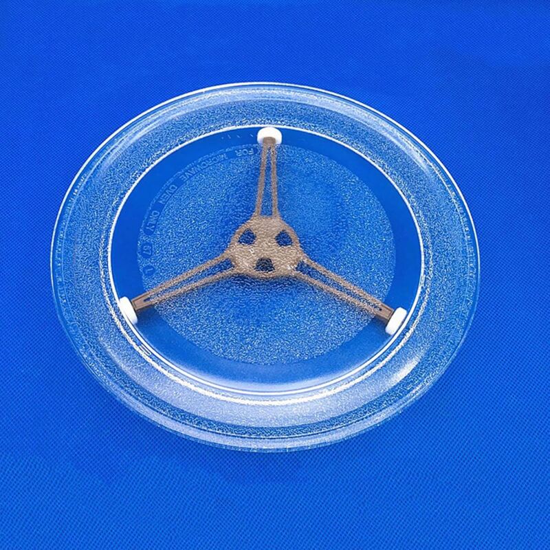Triangle Shaped Tray, Microwave Tray Holder Stand, Microwave Oven ROtating Ring, For 24.5Cm Microwave Parts Flat Glass - Image 4