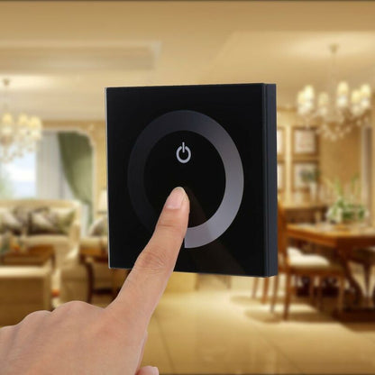LED Dimmer Switch,Fydun Dimmable LED Touch Panel Single Color Dimmer Wall Switch Controller Touch Panel LED Light Bar - Image 2