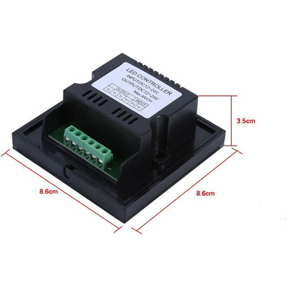 LED Dimmer Switch,Fydun Dimmable LED Touch Panel Single Color Dimmer Wall Switch Controller Touch Panel LED Light Bar - Image 4