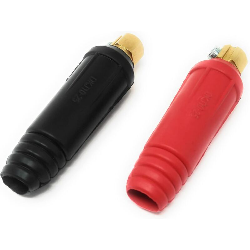 4 pcs Solder Cable Panel Connector Plug Kit 200Amp Quick Connect Socket (Dkj10-25 & Dkz10-25) - Image 4