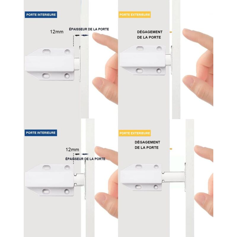 Push To Open 4 Pieces Push Open Push Door Cupboard Magnet Closure For Cabinet Drawer System Magnetic Latch Lock Push - Image 2