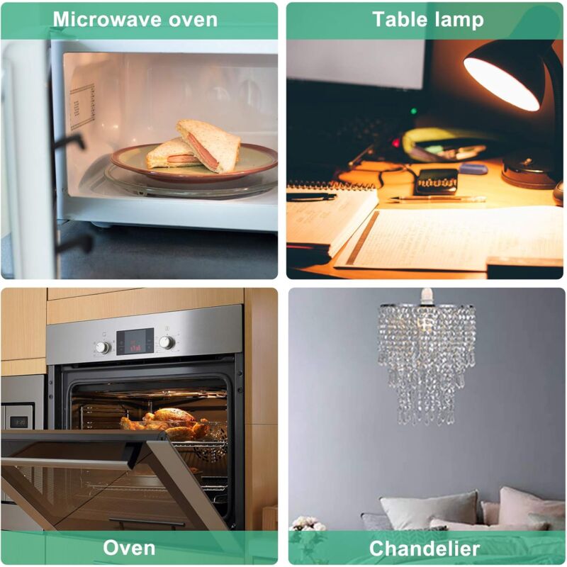 Dimmable G9 Halogen Bulbs 40W 230V Warm White For Microwave Oven Cooker Ceiling Lights Pack Of 12 [Energy Class G] - Image 4