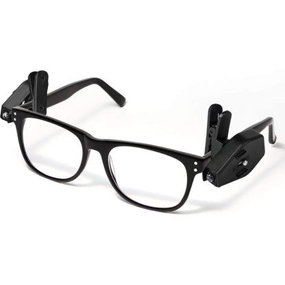 Mini LED Reading Light For Glasses - LED Clip On Glasses - Practical Accessory For Reading Or Concentrating Without