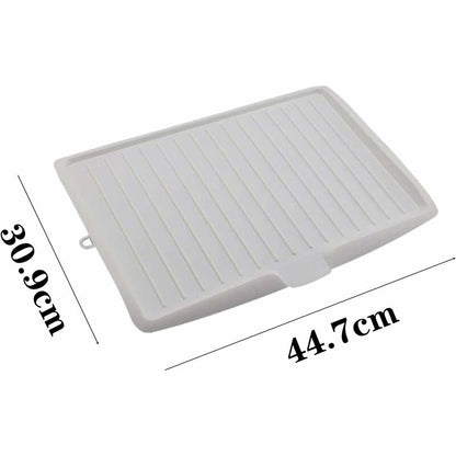 Premium Dish Drainer Plastic Dish Drainer Mat Dish Drainer Dish Rack Sink Side Drainer Sloped Draining Tray For Pots, - Image 2