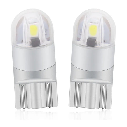 T10 W5W LED Side Marker Light 12V 6000K White 168 194 LED Turn Signal Light For Car Motorcycle License Plate Light Bulb