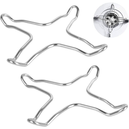 2 pcs Stainless Steel Gas Hob Reducer For Gas Hob, Hob, Hob, Hob, Trivet, Wok Holder, Gas Pot